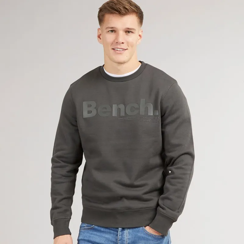 New Bench Herre Elado Sweatshirt Mørkegrå