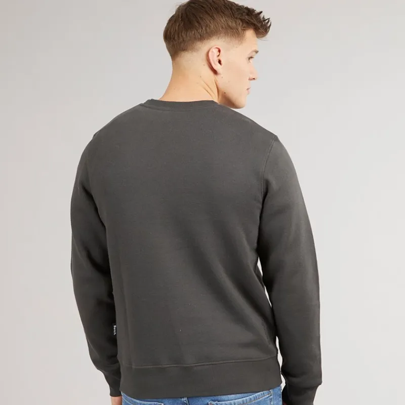 New Bench Herre Elado Sweatshirt Mørkegrå