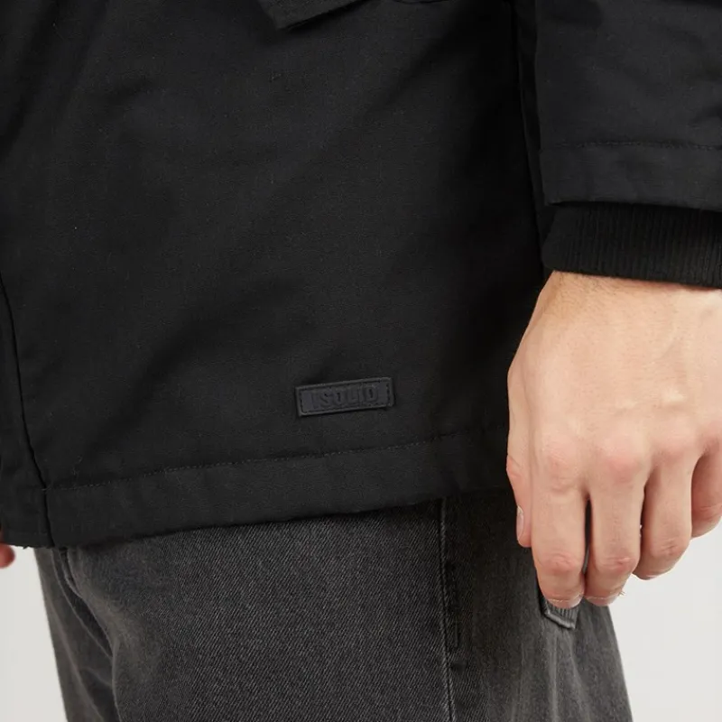 New Solid Herre Elan Efterårsjakke True Black