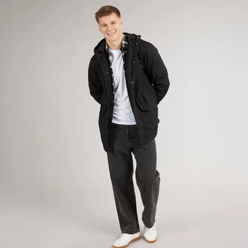 New Solid Herre Elan Efterårsjakke True Black