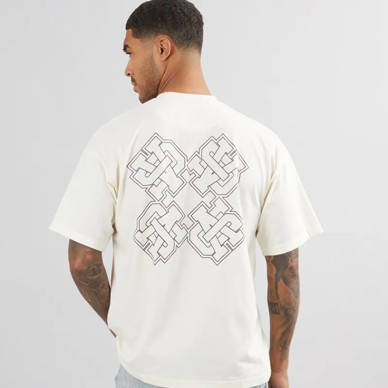 Online Avant Garde Herre Emblem T-shirt Off White Off-white
