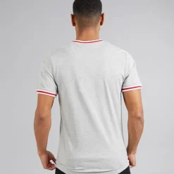 Hot Brave Soul Herre Embryo T-shirt Lys Grå Melange Lysegrå Mergel