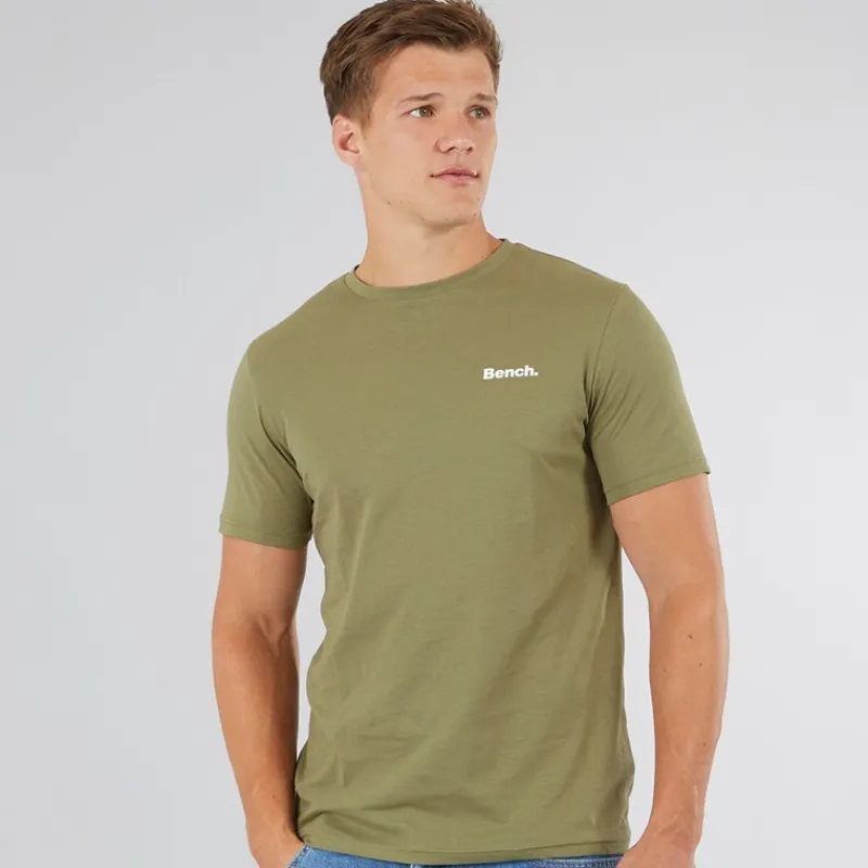 Bench Herre Envoy Fem-pak T-shirts Sort/Lyse Khaki/Hvid/Sten/Stålgrå Flerfarvet