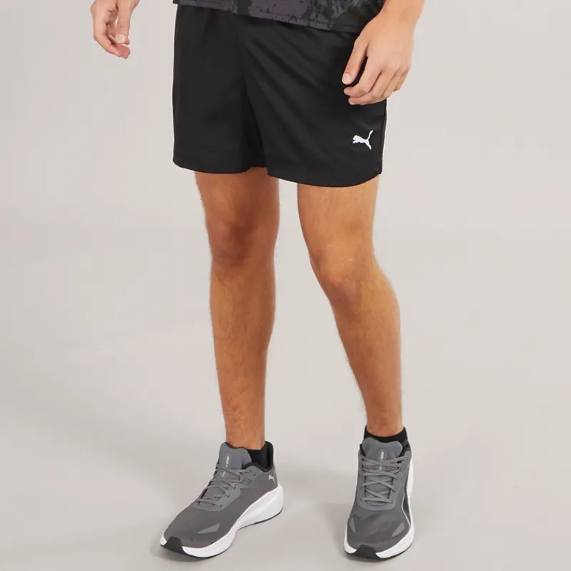 Online Puma Herre Essentials Lille Logo 5 Tommer Vævede Shorts Sort