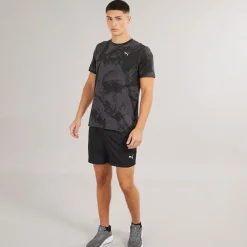 Online Puma Herre Essentials Lille Logo 5 Tommer Vævede Shorts Sort