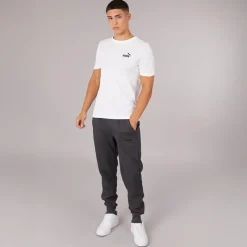 Discount Puma Herre Essentials Logo Joggers Dyb Grå Heather