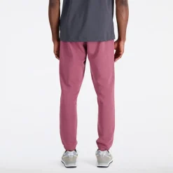 Online New Balance Herre Essentials Varsity Fleece Sweat Pants Vasket Burgundy