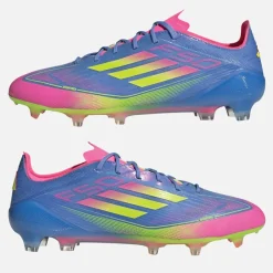 Outlet adidas Herre F50 Elite Celestial Victory Pack FG Fast Underlag Fodboldstøvler Blue Fusion/​Lucid Lemon/​Lucid Pink