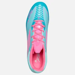Discount adidas Herre F50 League Messi La Vida Tropical Pack FG/MG Fast/Multi Ground Fodboldstøvler Flash Aqua/Lucid Pink/Lucid Cyan
