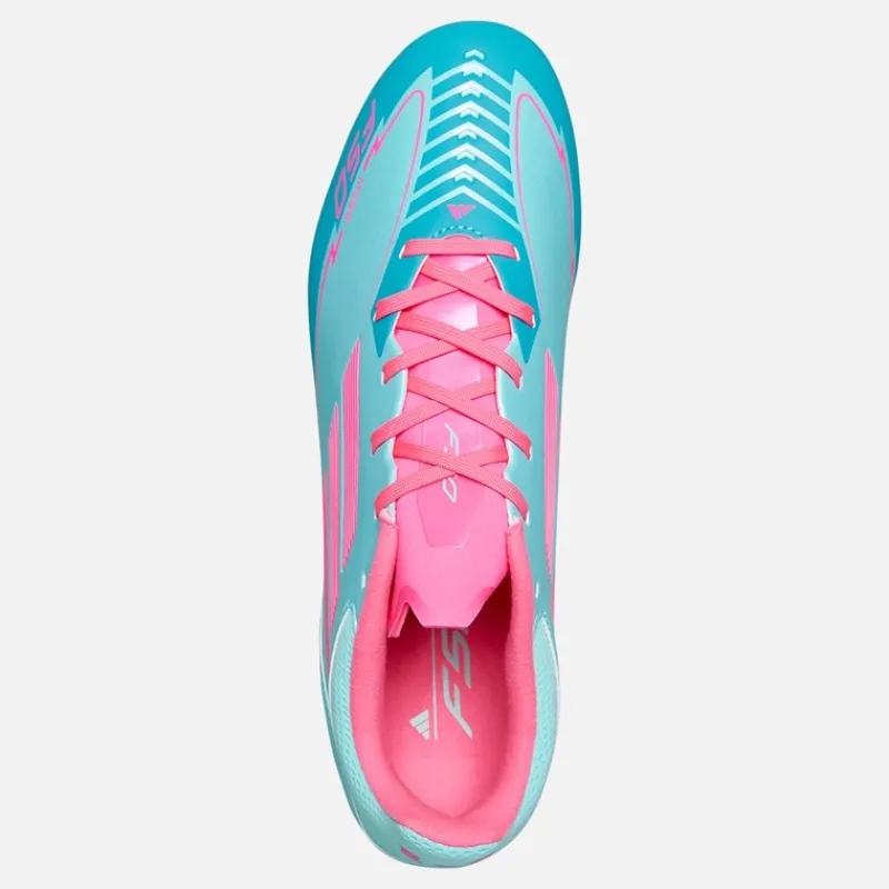Discount adidas Herre F50 League Messi La Vida Tropical Pack FG/MG Fast/Multi Ground Fodboldstøvler Flash Aqua/Lucid Pink/Lucid Cyan