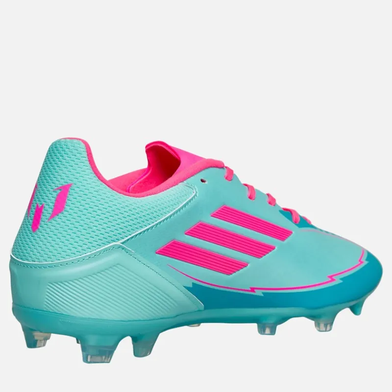 Discount adidas Herre F50 League Messi La Vida Tropical Pack FG/MG Fast/Multi Ground Fodboldstøvler Flash Aqua/Lucid Pink/Lucid Cyan