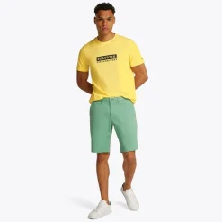 Hot Tommy Hilfiger Herre Farve Til Farve T-Shirt Citronella