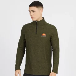 Clearance Ellesse Herre Fasano T-shirts med lange ærmer kakigrøn kakigrøn