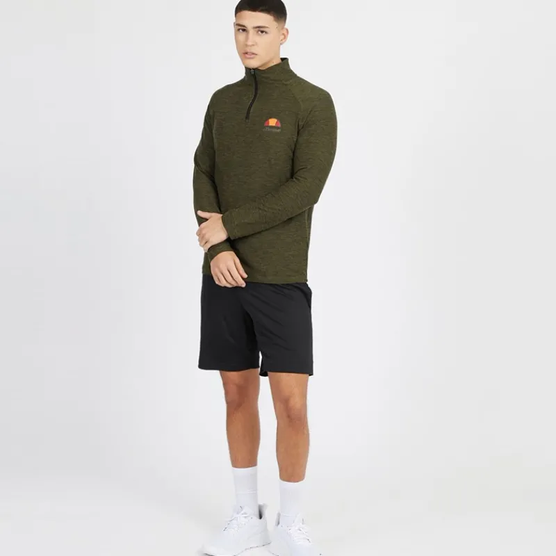 Clearance Ellesse Herre Fasano T-shirts med lange ærmer kakigrøn kakigrøn