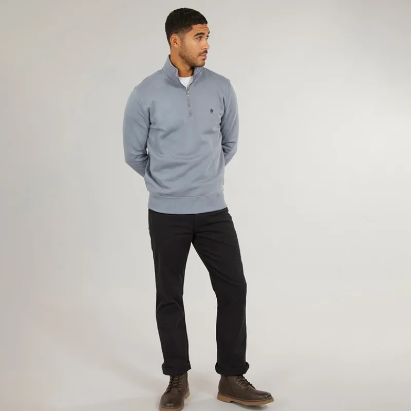 Discount French Connection Herre FC Sweatshirts Blå Mellemblå