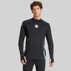 New adidas Herre FCB FC Bayern München Pro Træningstop Sort