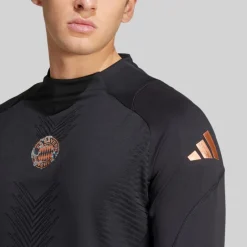 New adidas Herre FCB FC Bayern München Pro Træningstop Sort