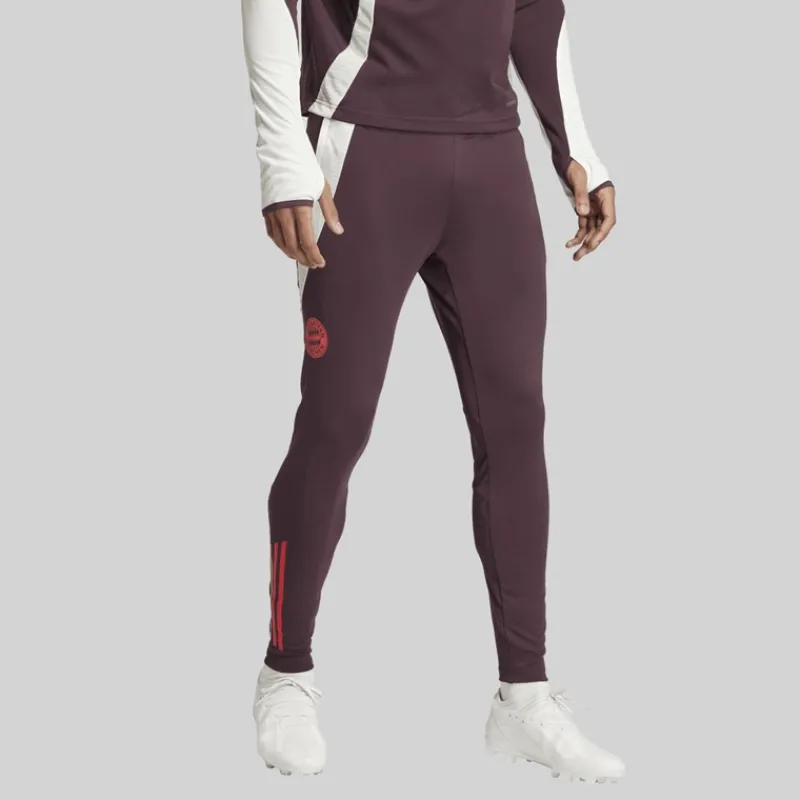 Clearance adidas Herre FCB FC Bayern München Træningsbukser Shadow Maroon/Rød