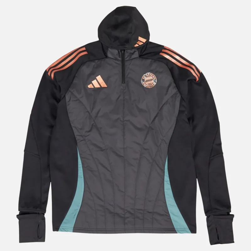 Outlet adidas Herre FCB Fc Bayern München Vinter Træningstop Sort