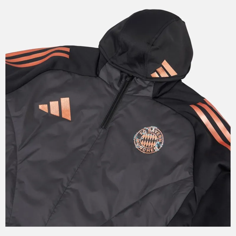 Outlet adidas Herre FCB Fc Bayern München Vinter Træningstop Sort