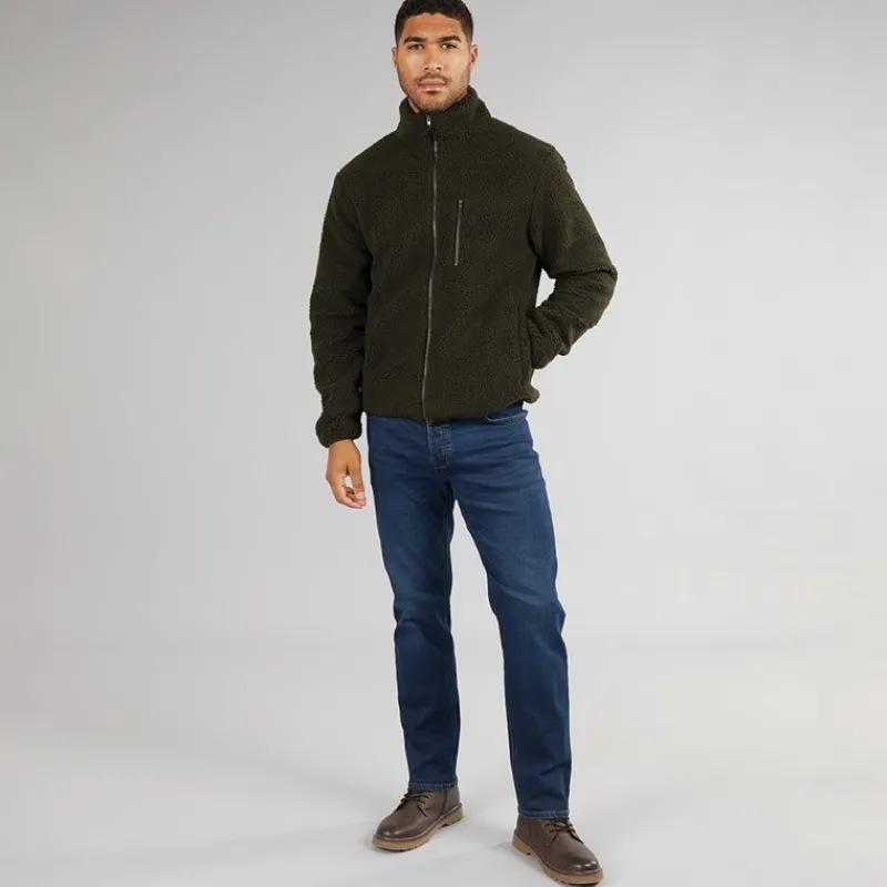 French Connection Herre FCUK Jeans Regular Fit Ind50 Midwash Blå
