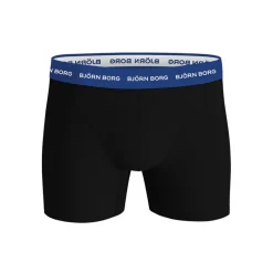 Best BJORN BORG Herre Fem Pak Bomuld Stretch Boxers Multi pak 1 Sort