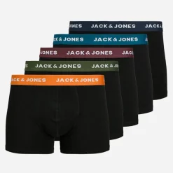 Clearance JACK & JONES Herre Fem Pak Jacoliver Boxer Multi
