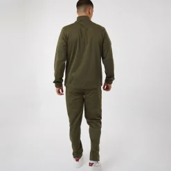 Discount Ellesse Herre Ferrari Poly Tracksuit Khaki kakigrøn