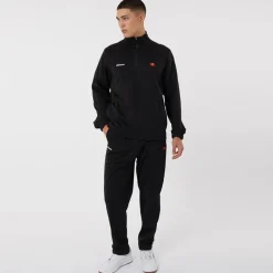 Outlet Ellesse Herre Ferrari Poly Tracksuit Sort
