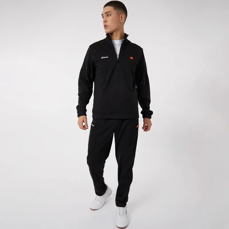 Outlet Ellesse Herre Ferrari Poly Tracksuit Sort