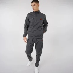 Sale Ellesse Herre Ferrari Poly Tracksuit Mørkegrå Grå