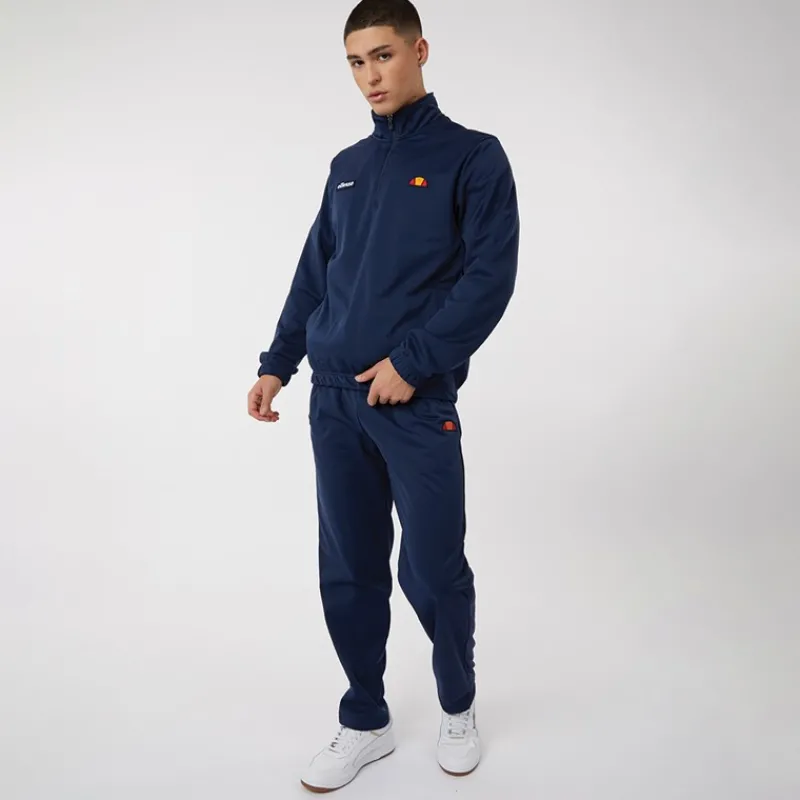 Clearance Ellesse Herre Ferrari Poly Træningsdragt Blå Marineblå