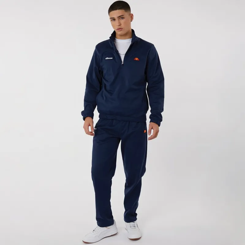 Clearance Ellesse Herre Ferrari Poly Træningsdragt Blå Marineblå