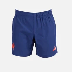 Best adidas Herre FFC Frankrig Rugby Ude Bukser Dark Blue