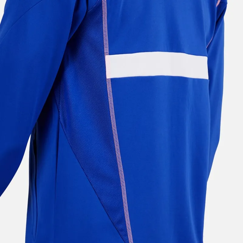 adidas Herre FFR Team Frankrig Track Jakke Semi Lucid Blue