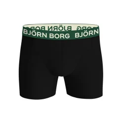 Clearance BJORN BORG Herre Five Pack Bomuld Stretch Boxers Multipack 6 Flerfarvet