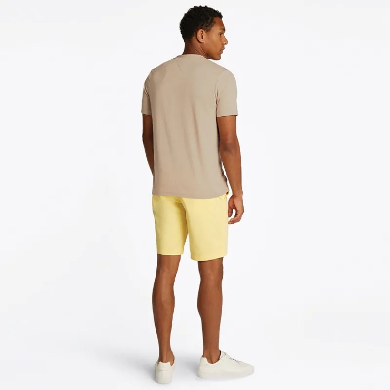 Tommy Hilfiger Herre Flag Box T-Shirt Sandalwood