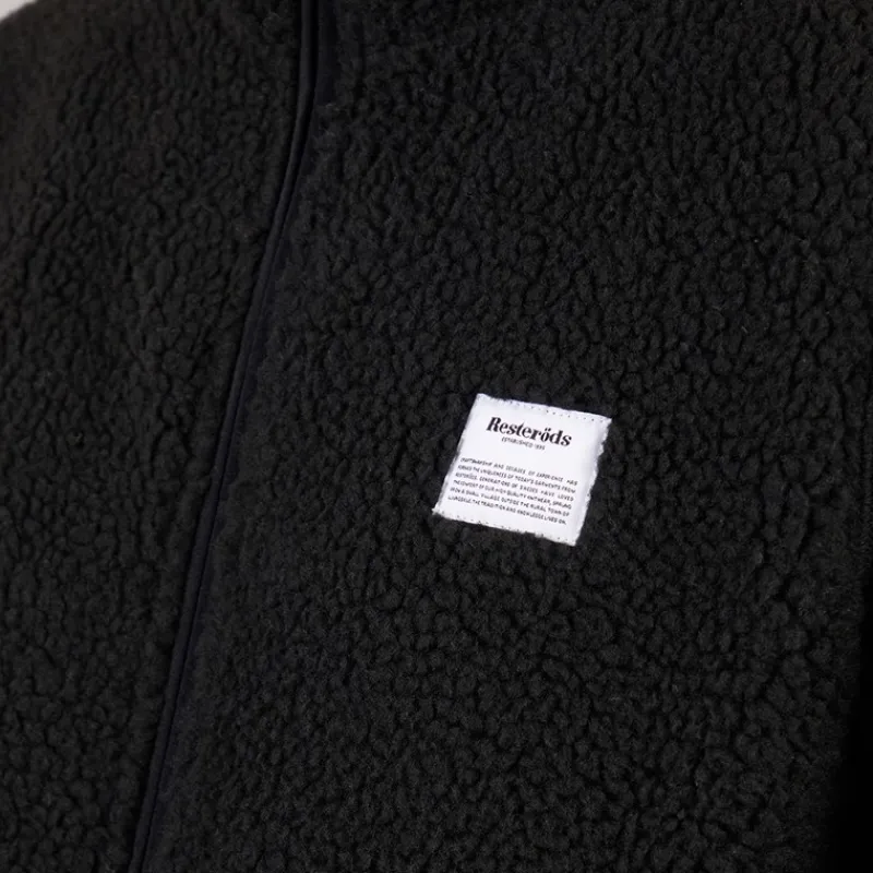 New Resteröds Herre Fleece Jakke Sort
