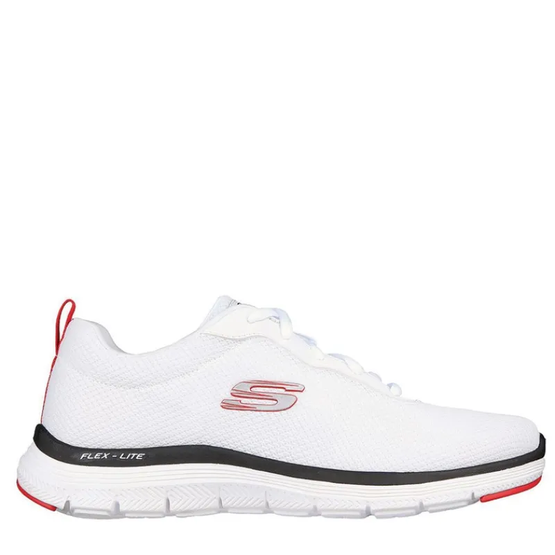 Sale SKECHERS SPORT Herre Flex Advantage 4. 0 Providence Sneakers Hvid/​Sort/​Rød