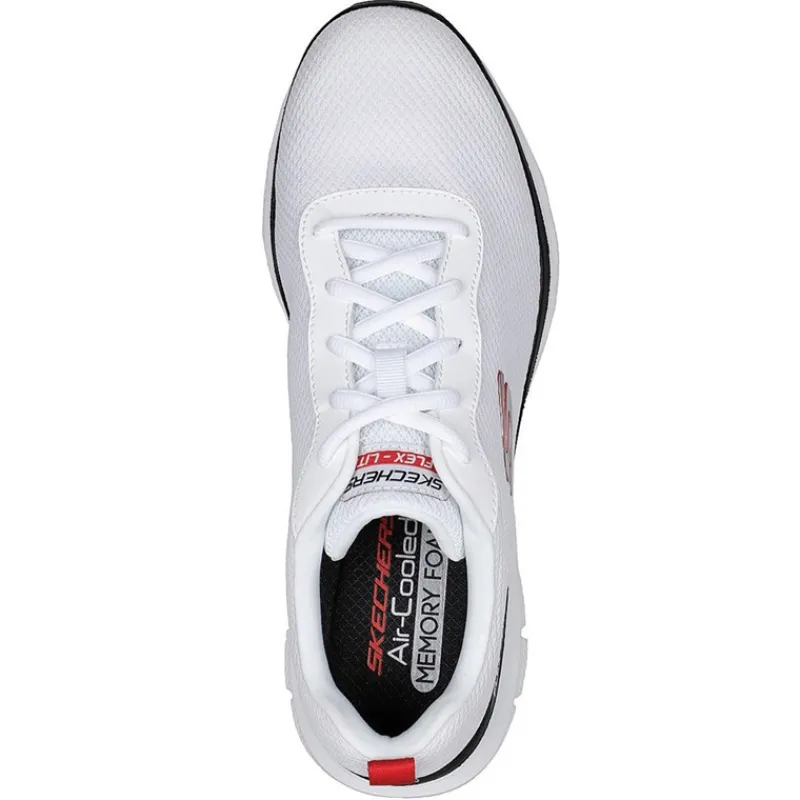 Sale SKECHERS SPORT Herre Flex Advantage 4. 0 Providence Sneakers Hvid/​Sort/​Rød