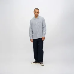 Sale Minimum Herre Francis Langærmet Skjorte 3922 Sky Captain Blå