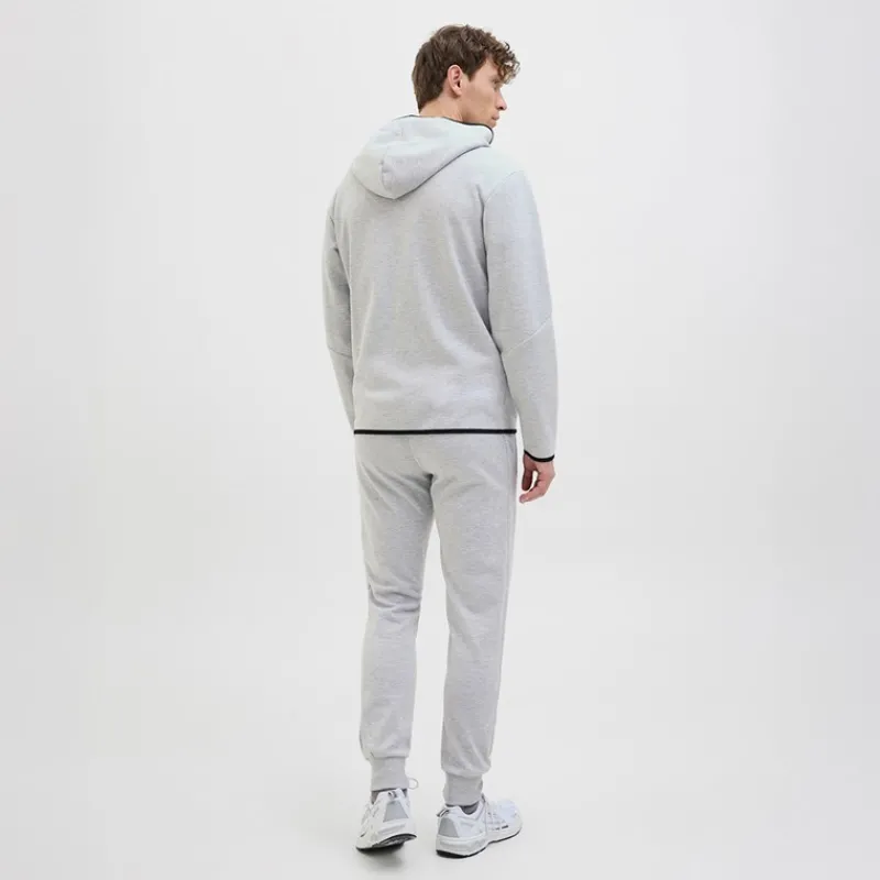 Discount JACK & JONES Herre Fusion Joggers Light Grey Melange