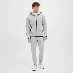 Discount JACK & JONES Herre Fusion Joggers Light Grey Melange