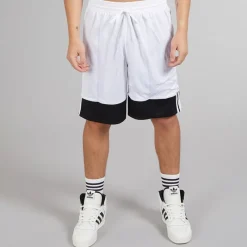 Discount adidas Herre 3G Speed Vendbare Basketball Shorts /Hvid Sort