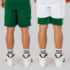 Discount adidas Herre 3G Speed Vendbare Basketball Shorts Dark Green/​Hvid Grøn