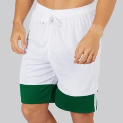 Discount adidas Herre 3G Speed Vendbare Basketball Shorts Dark Green/​Hvid Grøn