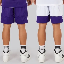 Clearance adidas Herre 3G Speed Vendbare Basketball Shorts Collegiate Purple/​Hvid lilla