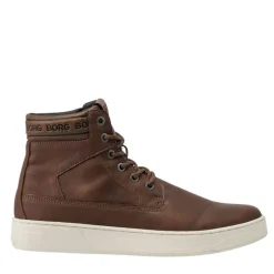 New BJORN BORG Herre Game High T1055 Sneakers Cognac