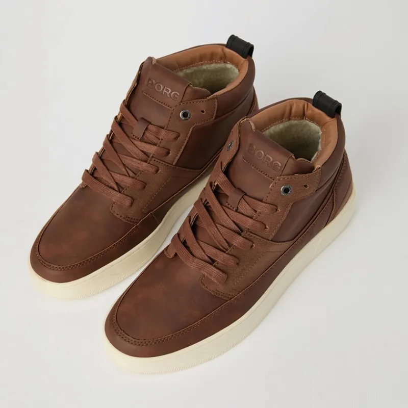Best BJORN BORG Herre Game Mid T1050 Sneakers Cognac Brun