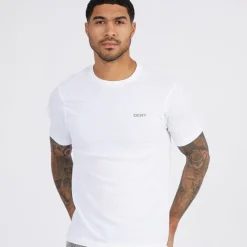 Clearance DKNY Herre Giants 3-pak T-shirts Sort/​Hvid/​Grå Melange